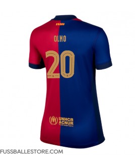 Günstige Barcelona Dani Olmo #20 Heimtrikot Damen 2024-25 Kurzarm